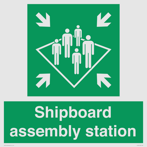 Shipboard assembly station
